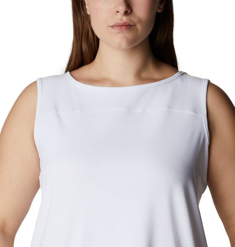 Women's Columbia Chill River Tanks White | Plus Size CA-L0154